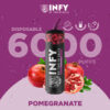 INFY 6000 Puffs Pomegranate